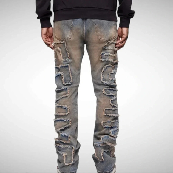 HOMME FEMME TWILIGHT SUNSET JEANS 32 - Picture 2 of 13